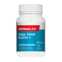 Nutralife Grape Seed 50,000 + 120 capsules EXP.2026.7