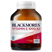 Blackmores Vitamin E 1,000IU 100 Capsules EXP.2026.10