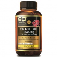 GO Healthy Go Krill Oil 1500mg 1-A-Day 60 Softgel capsules EXP.2026.05