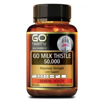 GO Healthy Go Milk Thistle 50000 60 Vege Capsules EXP.2026.6