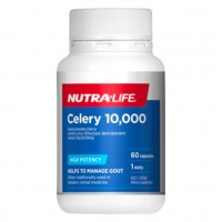 NutraLife Celery 10,000 High potency 60 Capsules EXP.2026.09