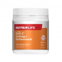 NutraLife Ester C 1,000mg + Bioflavonoids 200 Tablets EXP.20...