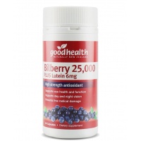 Good Health Bilberry 25000 Plus Lutein 6mg 60 Capsules EXP.2...