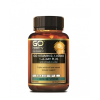 GO Healthy GO VITAMIN D3 1,000IU 1-A-DAY PLUS WITH VITAMIN C...