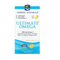 Nordic Naturals Ultimate Omega Lemon 640 mg 120 Soft Gels-EX...