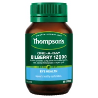 Thompson‘sBilberry 12000 One-A-Day 60 Vege Capsules EXP.2025...