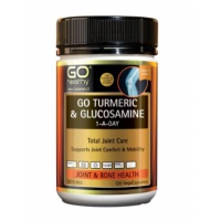 GO Healthy Turmeric & Glucosamine 1 a day 120vegecapsules EX...