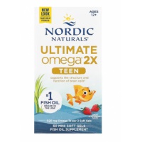 Nordic Naturals Ultimate Omega 2X Teen Omega 60s mini-EXP.20...
