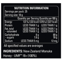 Comvita UMF 18+ Manuka Honey 250g EXP.2026.03