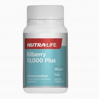 Nutralife Bilberry 10000 Plus 30 tablets EXP.2025.12