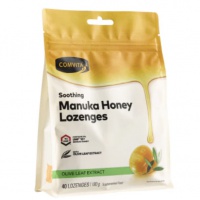 Comvita Manuka Honey Lozenges Olive Leaf Extract 40 Lozenges EXP.2027.05