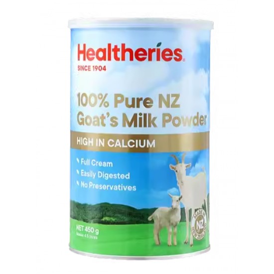 Healtheries 贺寿利 100%山羊奶粉 450g/罐【保质期2028.04】
